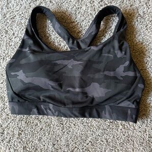 Athleta NWOT Small Black and Gray Sports Bra
